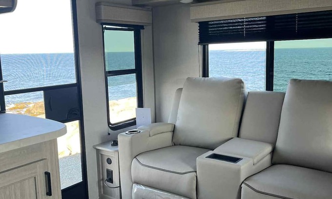 Port Medway House | Bold oceanfront! New well equipped trailer set up for your dream vacation!