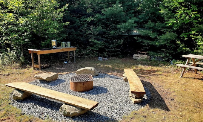 Surry RV Rental | Chickadee Hollow: Rustic Eco Camping near Acadia National Park!