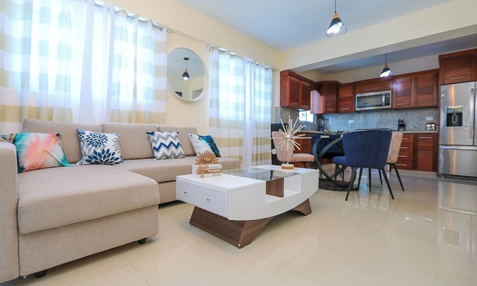 San Cristobal Apartment | Lovely 2 Bd-2Bath Apt w. A|C Garage & Rooftop