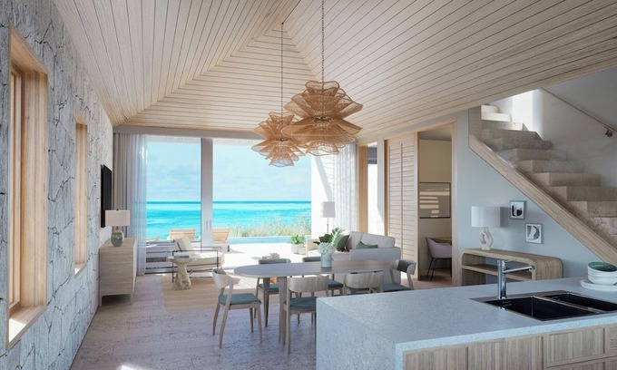 Providenciales Hotel | Luxe Villa Steps from Sands of Samsara Beach & Sunset Views