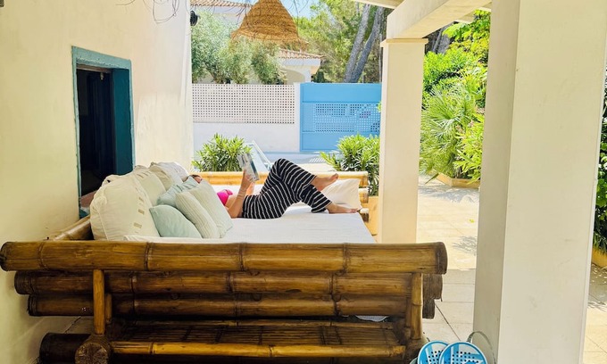 Son Serra de Marina House | Luxury beach house with pool 3 bedrooms 3 bathrooms, Barbeceau,2min walk to sea