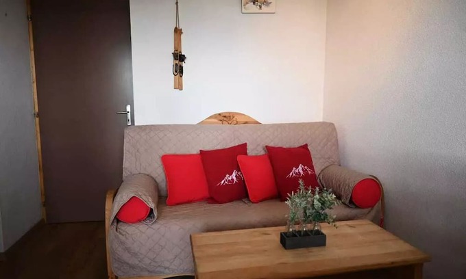 Vallandry Apartment | Residence Cret De L'ours 1 - Apartment 2 rooms 4 people in Vallandry close to the slopes and shops