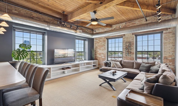 Grand Rapids Condo | Beautiful 2-bedroom condo overlooking downtown Grand Rapids with rooftop deck.
